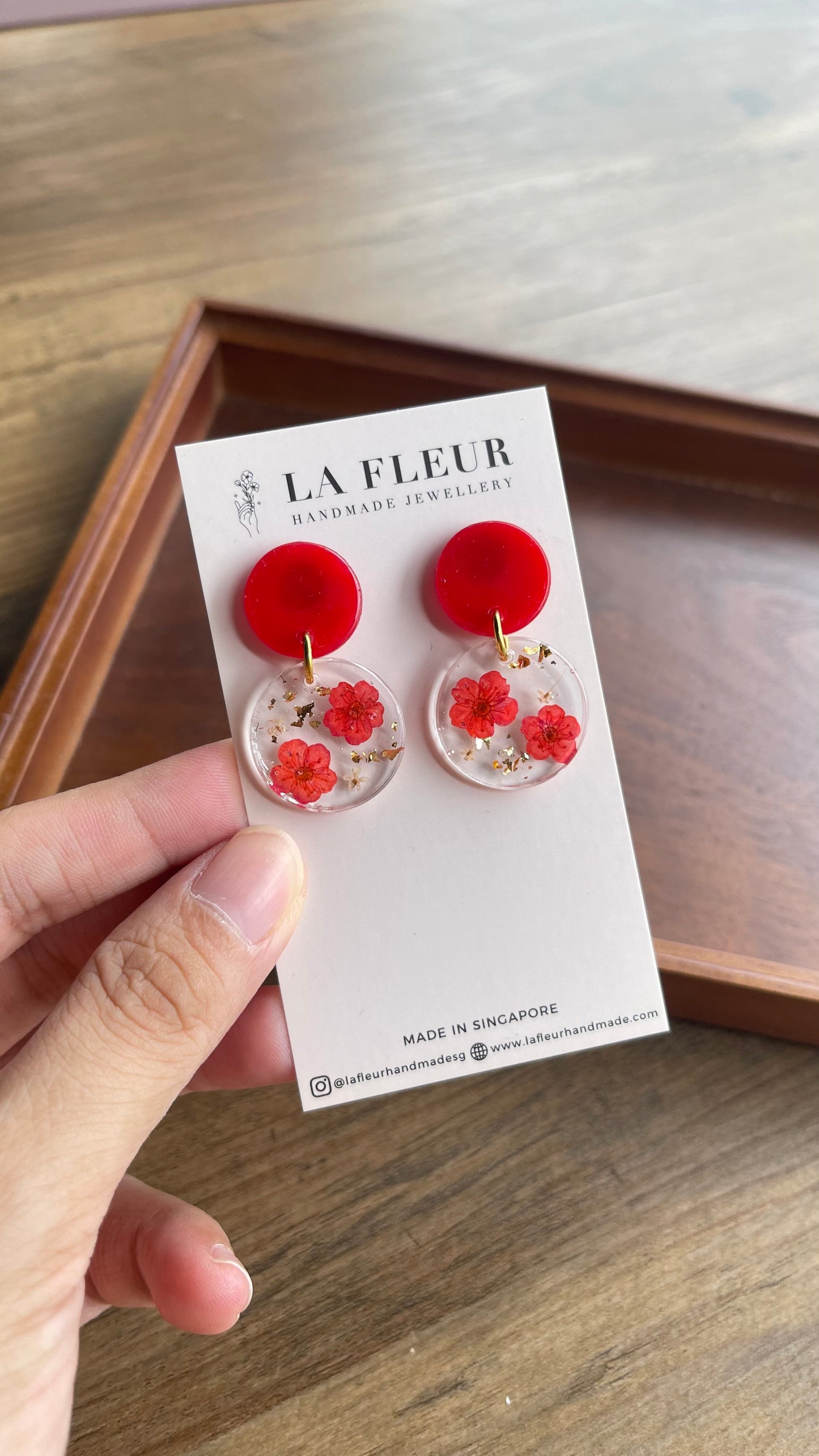 RE1428 | Real Flower Jewelry