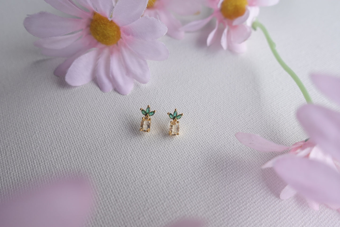 E2209 | Pineapple Citrine Earrings