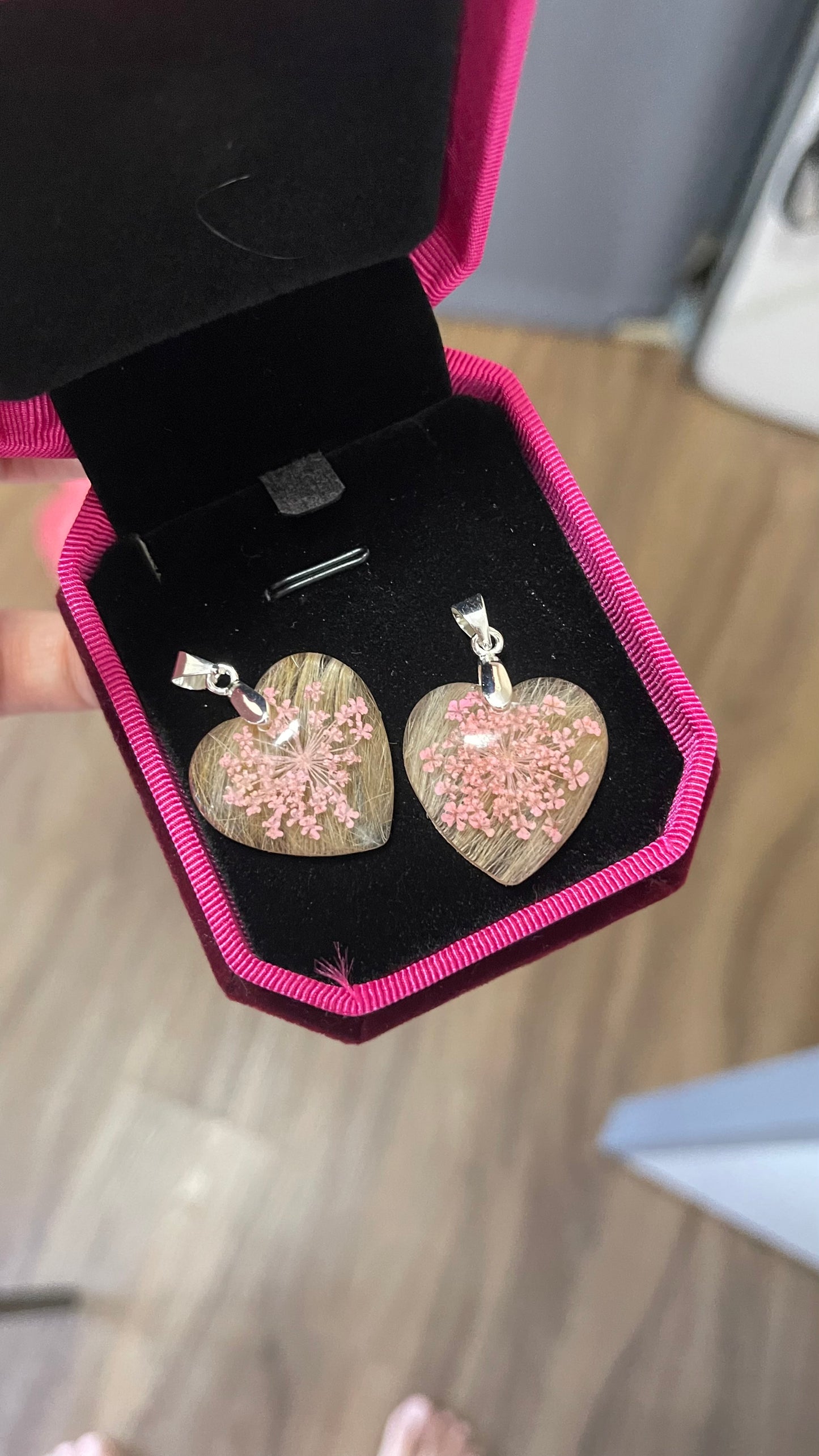 Pet Fur or Pet Hair Keepsake Pendant - Custom Order