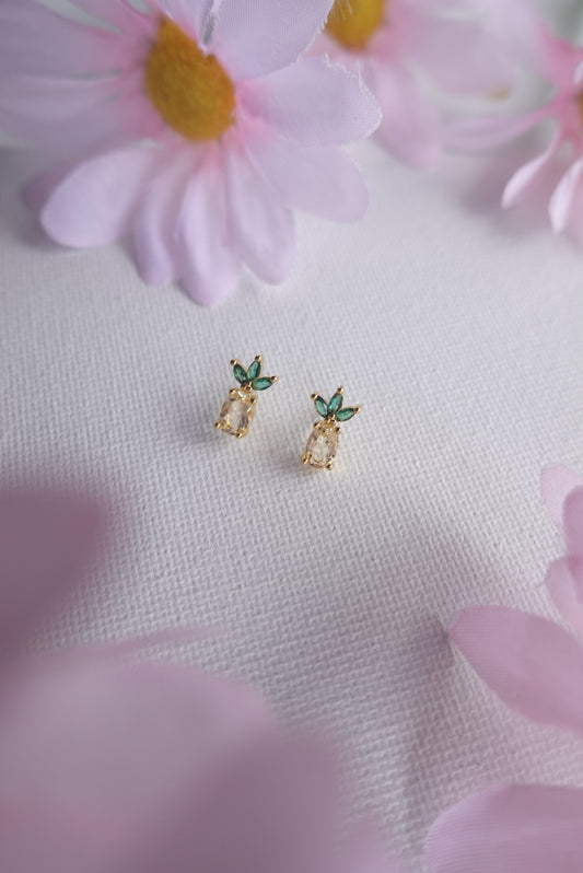 E2209 | Pineapple Citrine Earrings