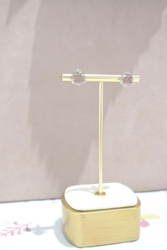 E2270 | Red Garnet Earrings