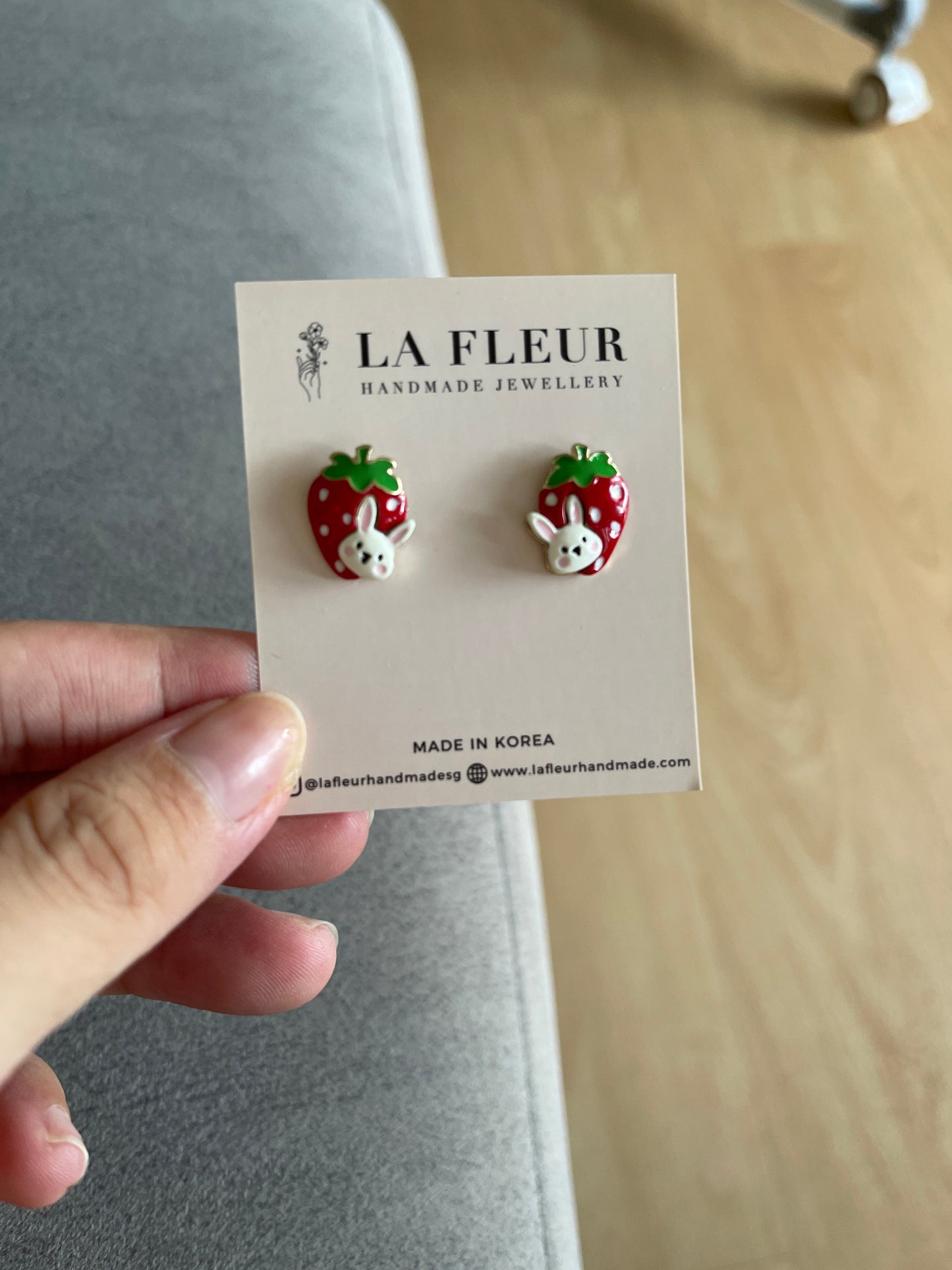 E2200 | Easter Bunny Earrings