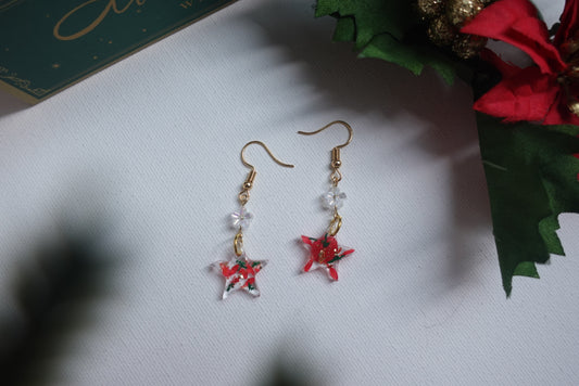 RE1393 | Winter Bloom Christmas Earrings Collection