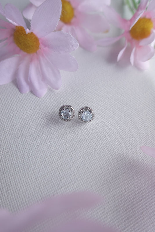 E2212 | Blue Topaz Earrings
