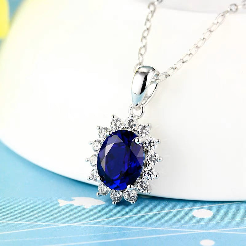 N0117 | Amethyst | Red Garnet | Blue Topaz