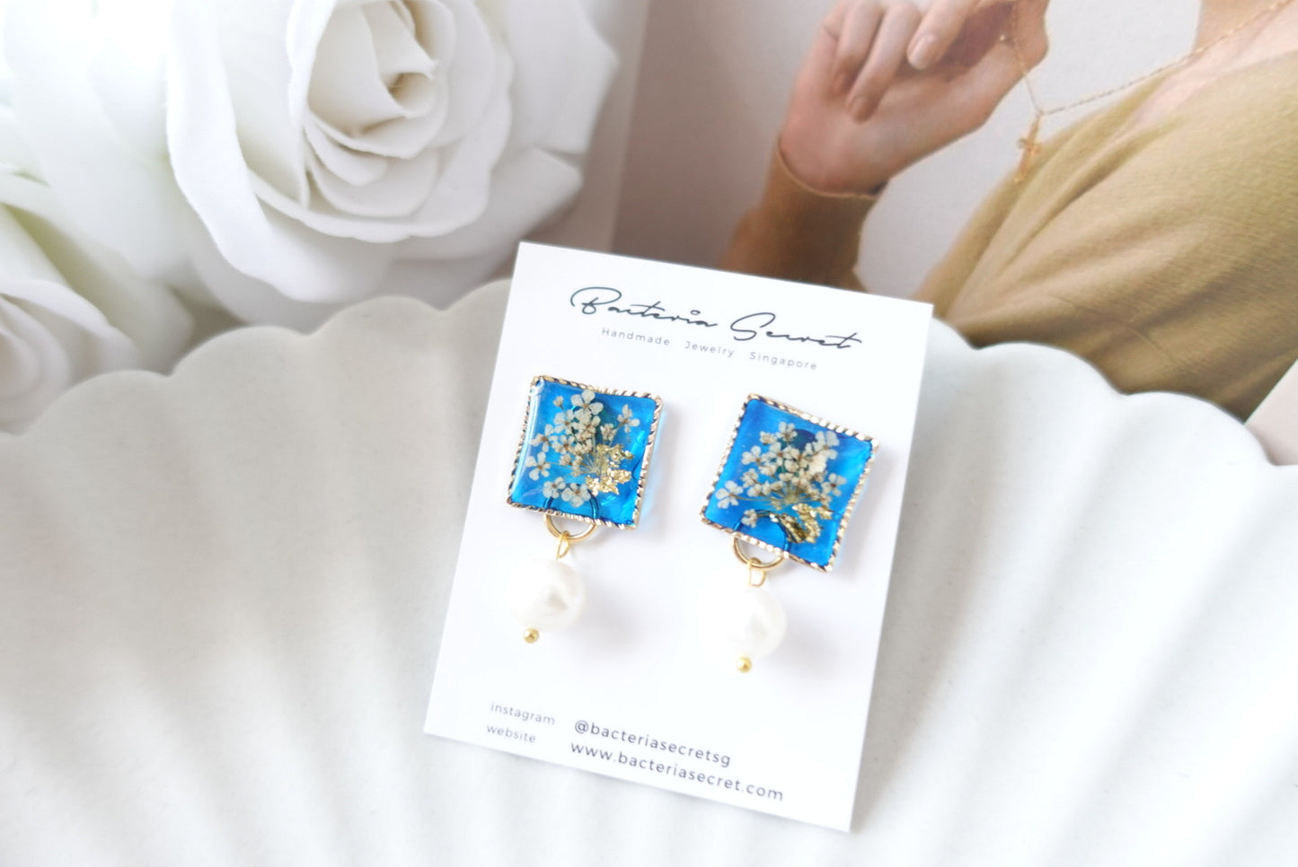 RE1247 | Real Flower Jewelry | Peranakan Style