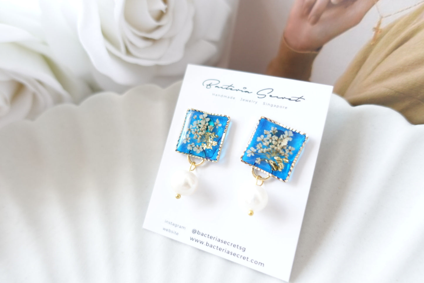 RE1247 | Real Flower Jewelry | Peranakan Style