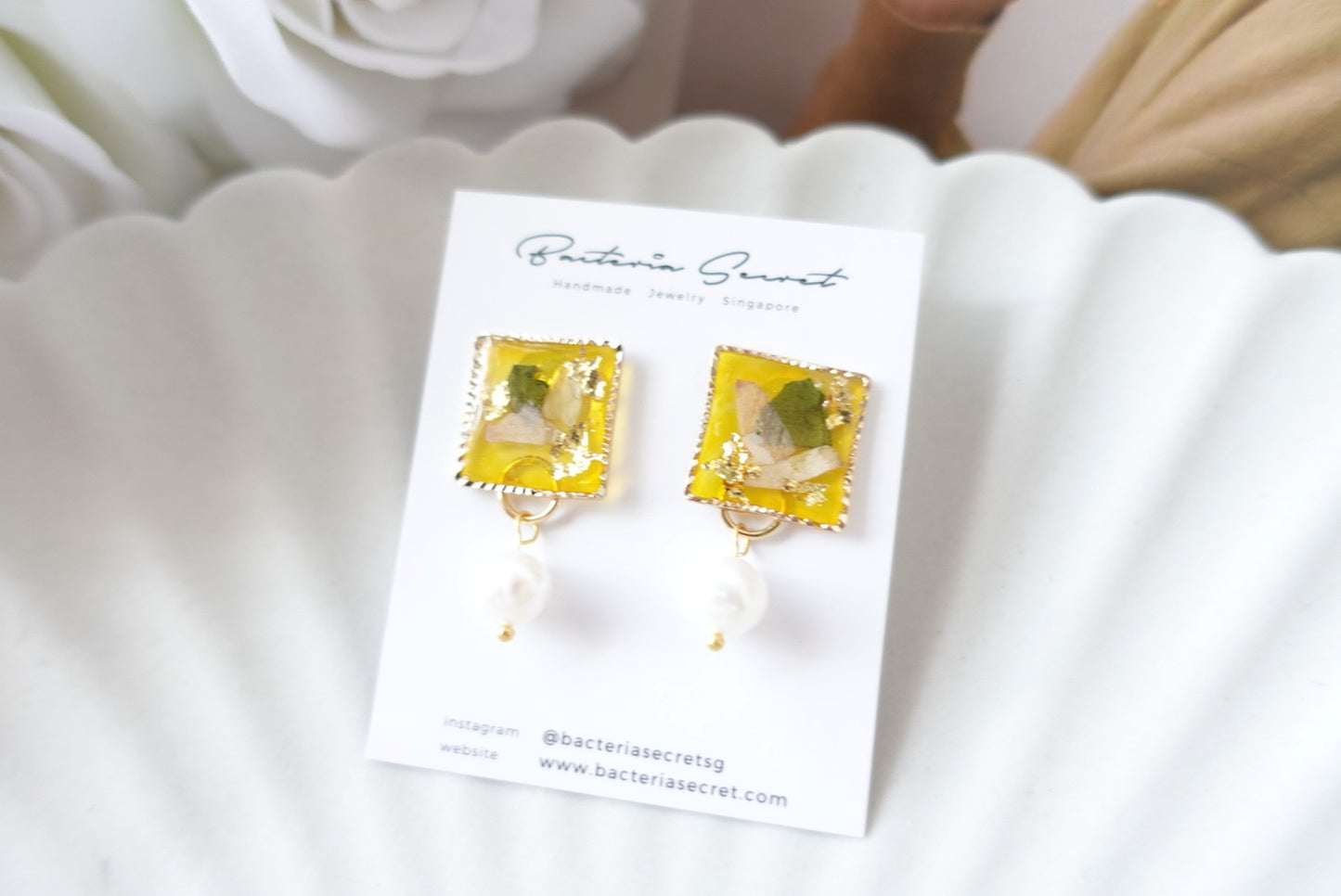 RE1247 | Real Flower Jewelry | Peranakan Style