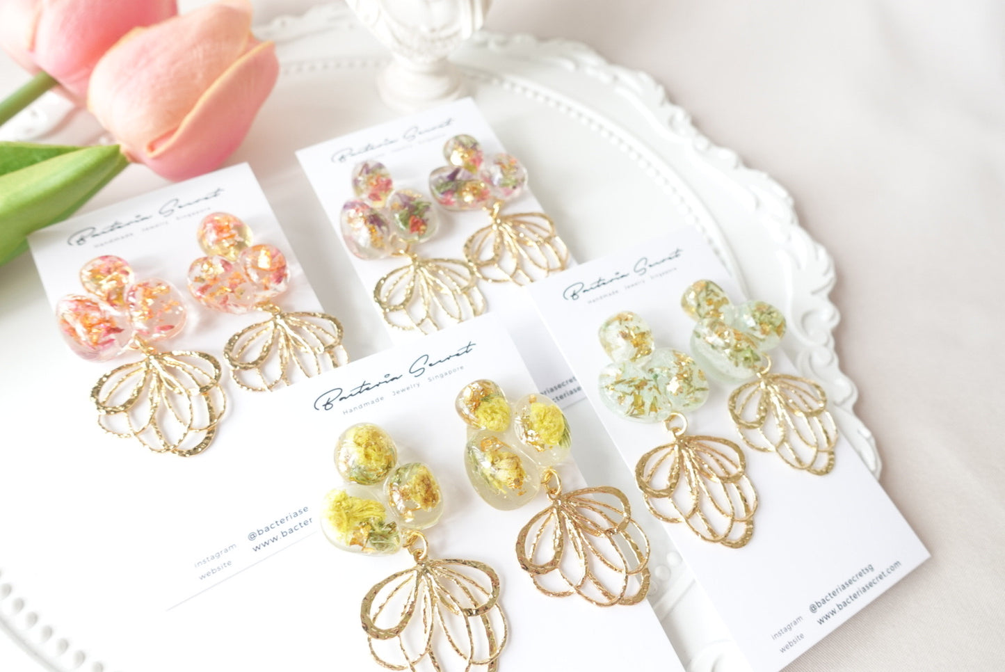 RE1218 | Real Flower Jewelry