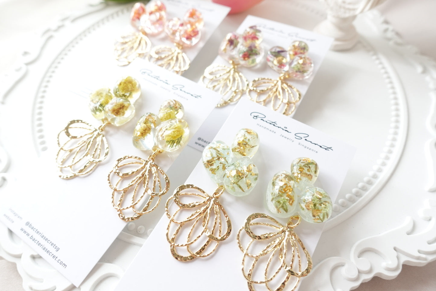 RE1218 | Real Flower Jewelry