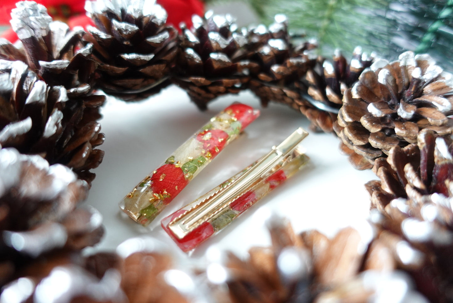 Merry Little Christmas Hair Clip