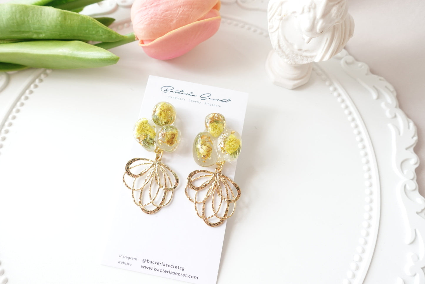 RE1218 | Real Flower Jewelry