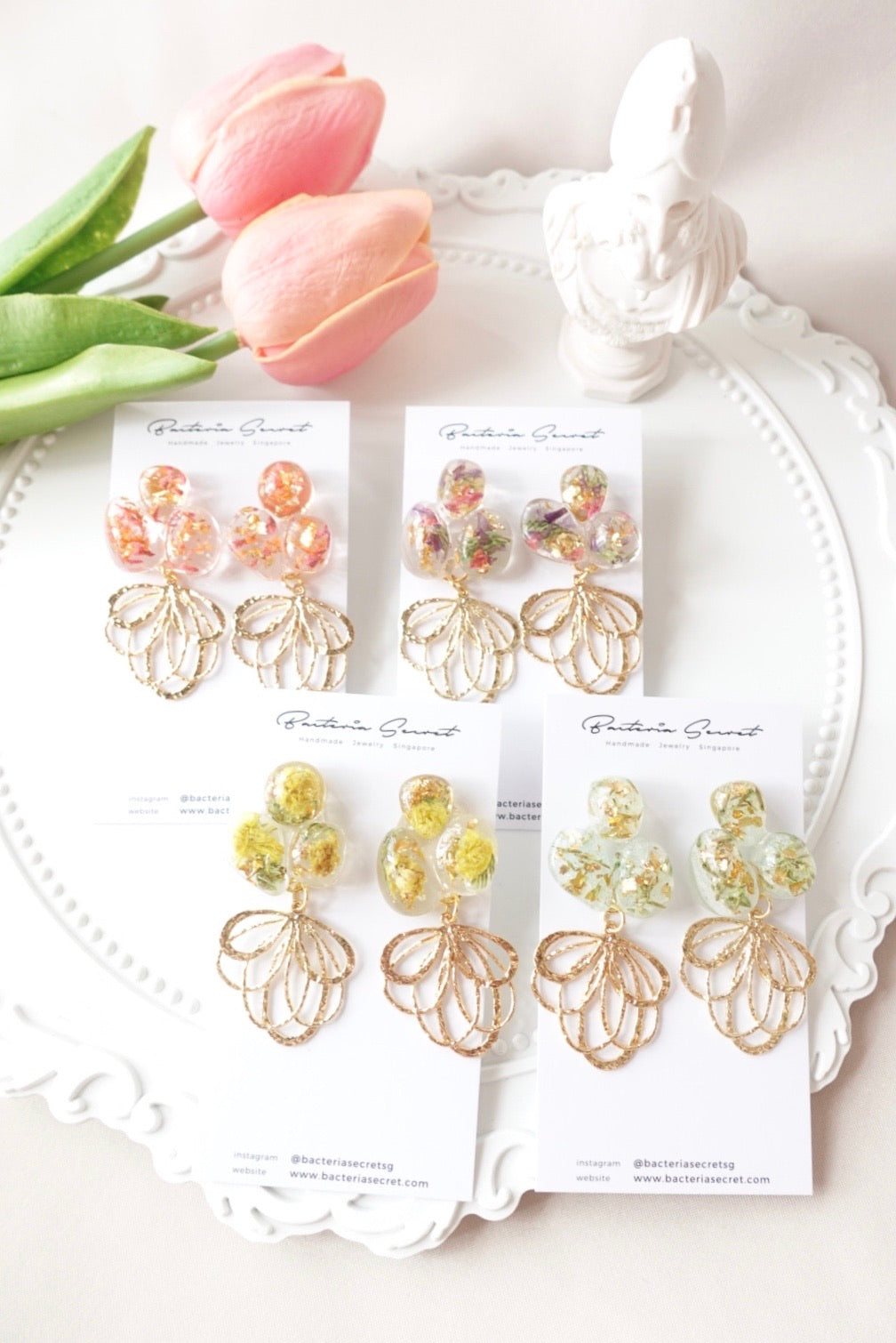 RE1218 | Real Flower Jewelry